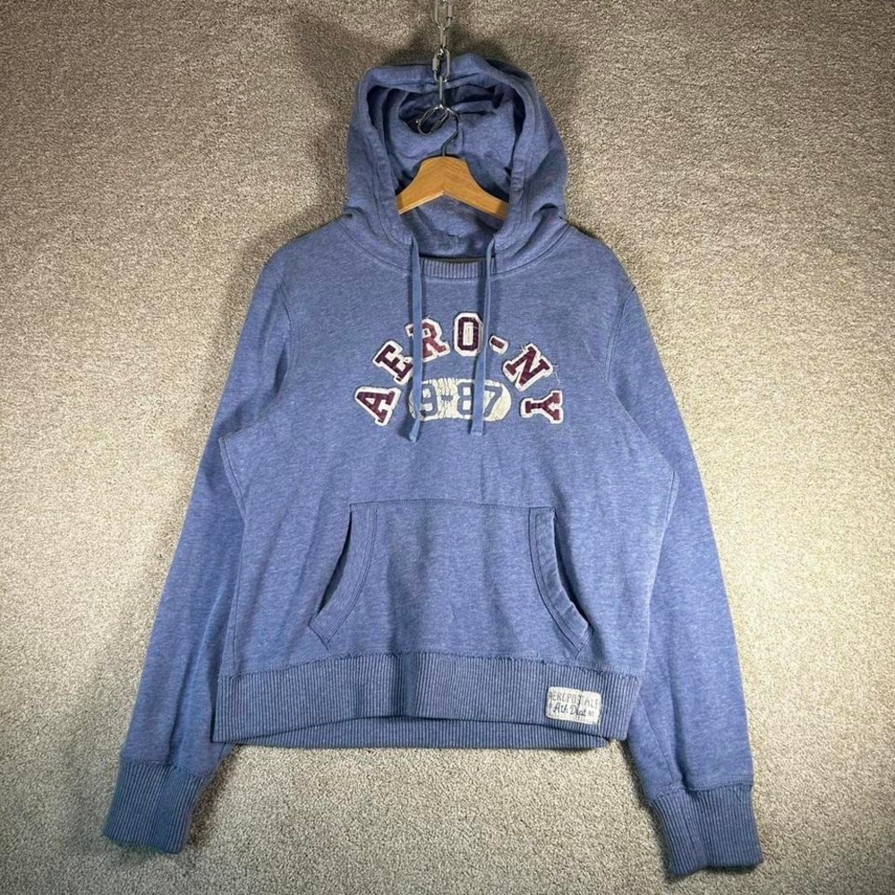 Y2K women's Aeropostale magenta purple boxy cute hoodie Size 2x
